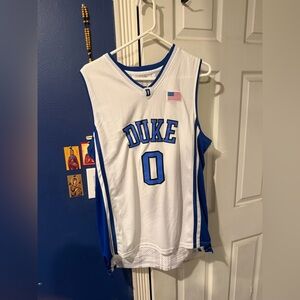 Jayson Tatum White Duke Blue Devils Jersey Size Large
